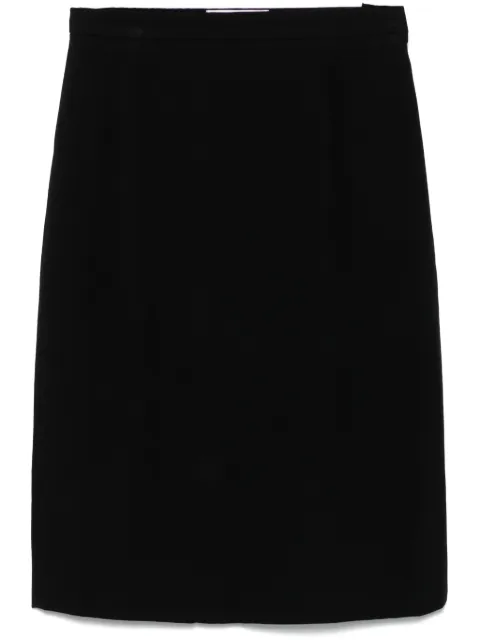 Givenchy Pre-Owned x Alexander McQueen 1990s high-waisted skirt Black HOLAGIV152