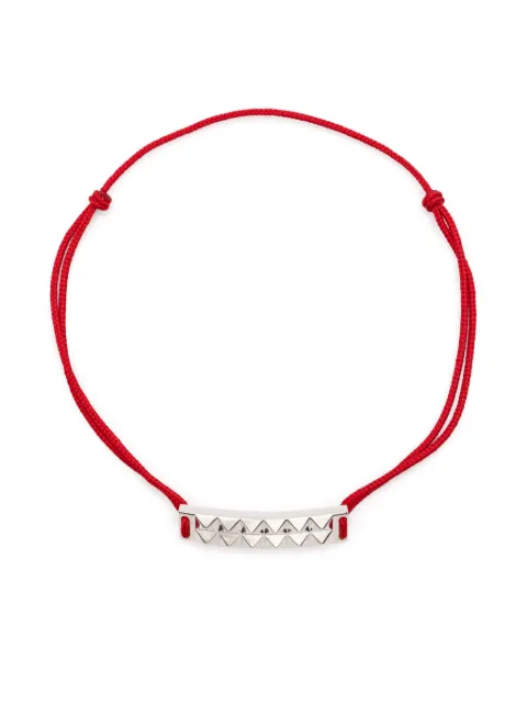 Le Gramme buff-top pyramid-guilloché bracelet Silver LGCARPOCRO037105