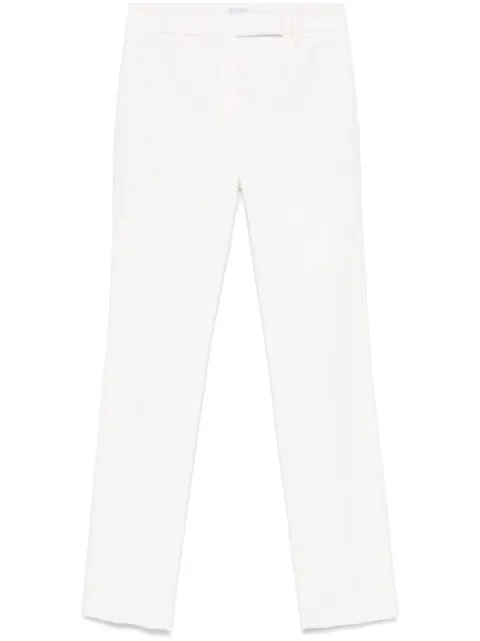 Brunello Cucinelli twill trousers White MA126P8599C1542