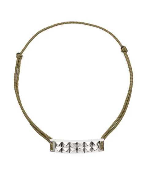 Le Gramme buff-top pyramid-guilloché bracelet Silver LGCARPOCKA037105