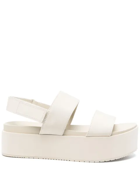 Calvin Klein Jeans canvas plataform sandals Neutrals YW0YW01788