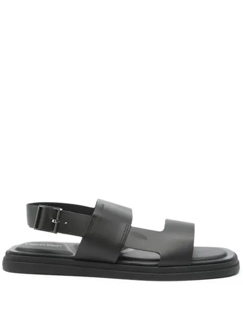 Calvin Klein leather sandals Black HM0HM01736