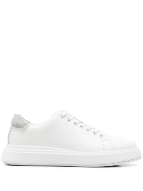 Calvin Klein leather sneakers White HW0HW02404