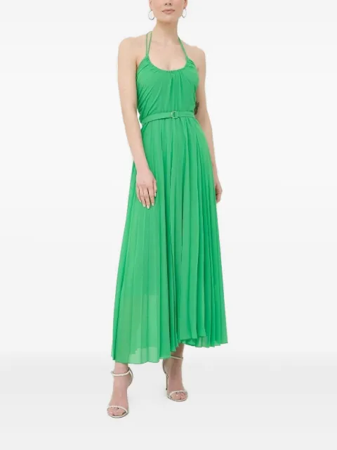 Beatrice B detachable-cape maxi dress Green 23FE6911