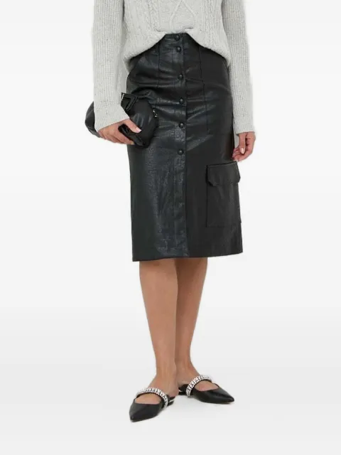 Beatrice B button-fastening skirt Black 23FA5776