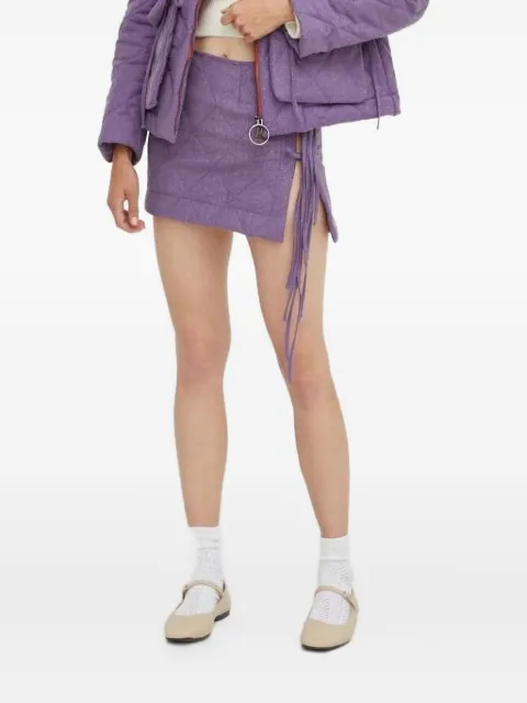 Beatrice B quilted skirt Purple 23FA5792