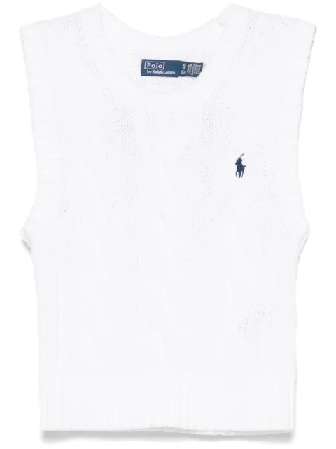 Polo Ralph Lauren cable-knit vest White 211959295001