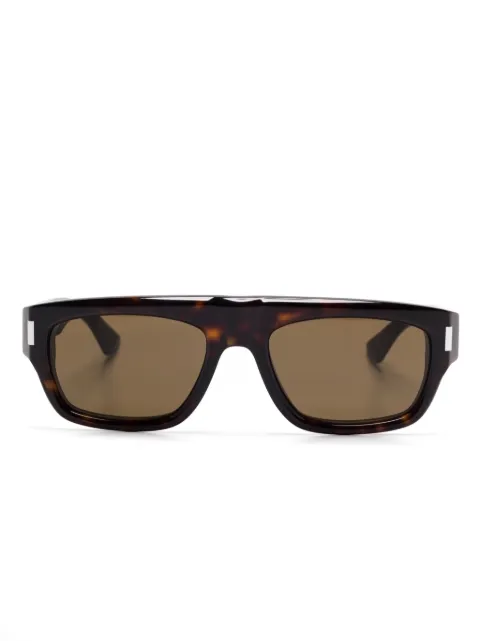 Saint Laurent Eyewear rectangle-frame sunglasses Brown SL762