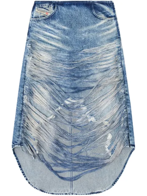 Diesel frayed skirt Blue A181460CMBM