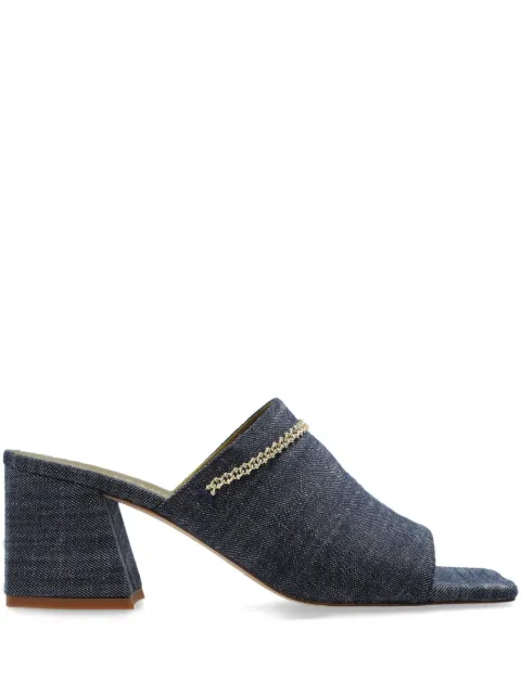 MARIA LUCA 60mm Messalina sandals Blue DL44015B21050
