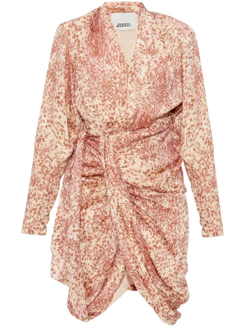 ISABEL MARANT Cleora mini dress Pink RO0648FEC1J06I
