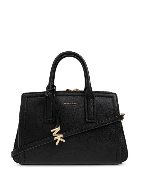 Michael Michael Kors logo-pendant leather tote bag Black 30S5G9IS1L