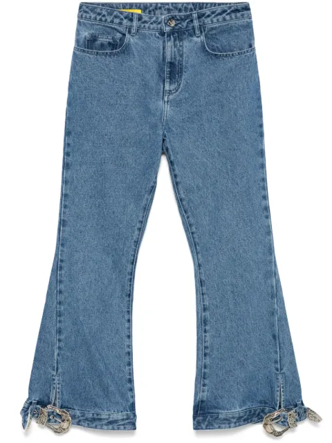 Marques'Almeida buckled-detail jeans Blue RST25TR0267DNMBL