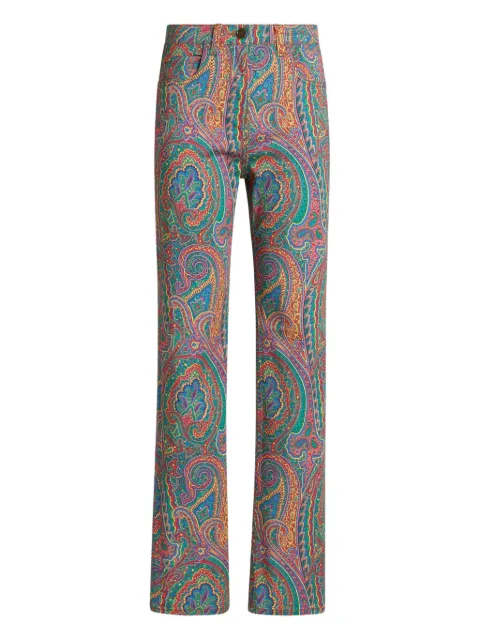ETRO paisley-print jeans Multicolour WRNB0002AV620