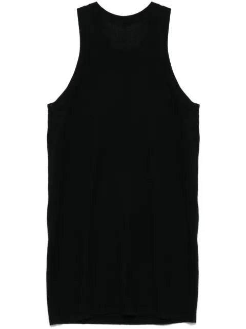 Frenckenberger fine-knit tank top Black S25102AS