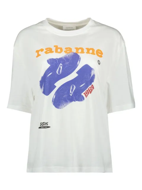Rabanne graphic-print T-shirt White 25PJTE010CO0558