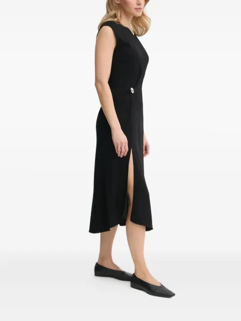 A.L.C. button-detail midi dress Black 6DRES02428
