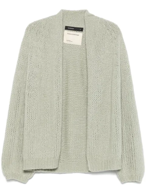 Frenckenberger fisherman's knitted cardigan Green S25517HK