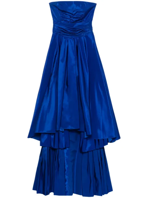 Saiid Kobeisy strapless taffeta dress Blue RTWSS25LE15