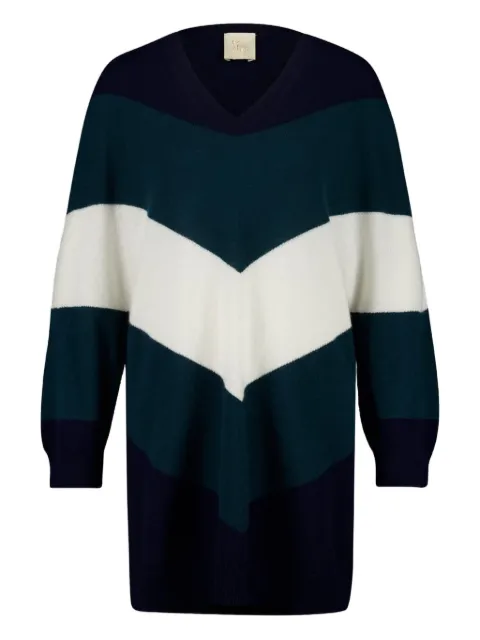 PAULA cashmere oversized sweater Blue MYRIO