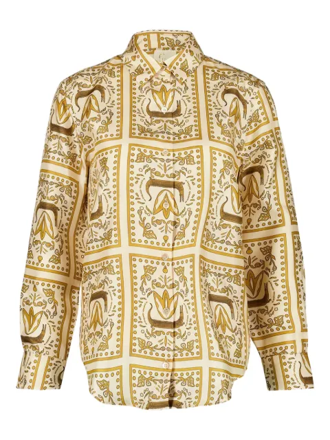 PAULA silk shirt Neutrals AMETISTA22