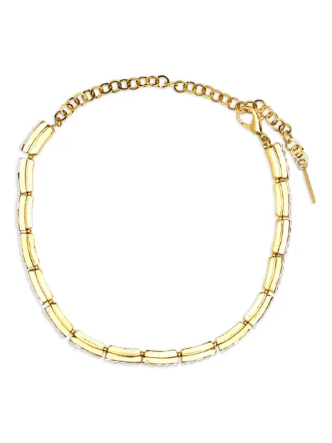 Alessandra Rich crystal-embellished necklace Gold FABA3269J0024