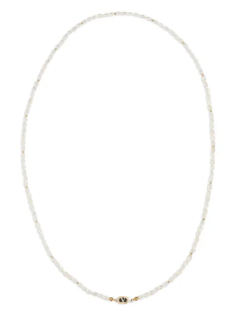 Valentino Garavani Ovalette Pearls necklace White WJ0Y02LEK