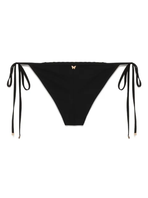 Kiki de Montparnasse lace inset string bikini bottom Black LACEINSETSTRINGBIKINITIEBOTTOM