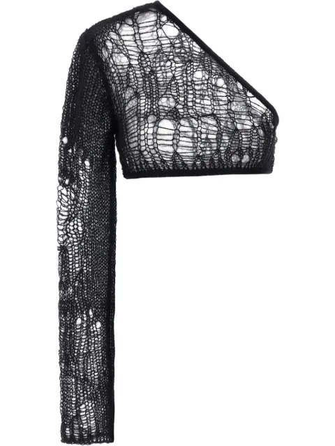 Rick Owens Spider Ziggy top Black RP01E7610KNETMH09