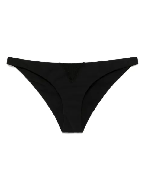 Kiki de Montparnasse lace inset bikini bottom Black LACEINSETBIKINIBOTTOM