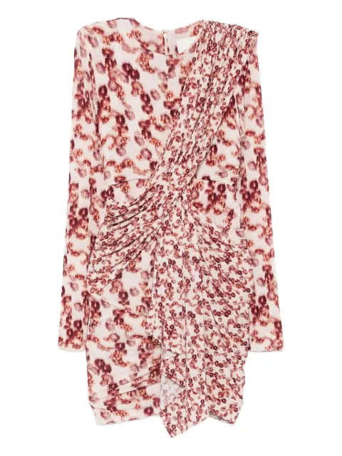 ISABEL MARANT Georgia printed mini dress Pink RO0848FAC3K01I