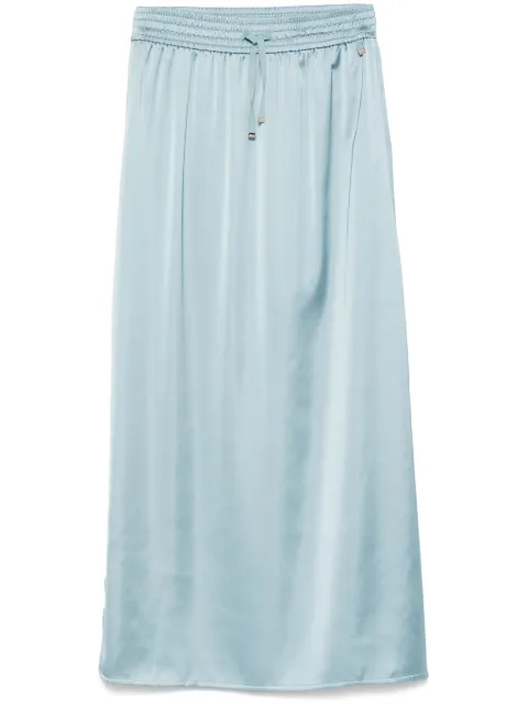 Herno satin maxi skirt Blue GN000024D12506