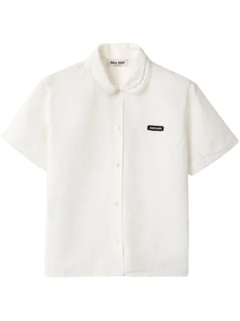 Miu Miu poplin shirt White MK1932SOOO163M