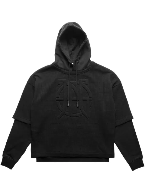 Jean Paul Gaultier Waffle hoodie Black 2533FSW050EJ07600