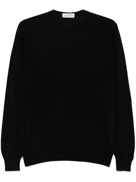 Bruno Manetti fine-knit sweater Black P2S601
