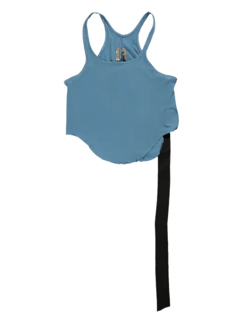 Rick Owens DRKSHDW cotton cropped top Blue DS01E3100BH