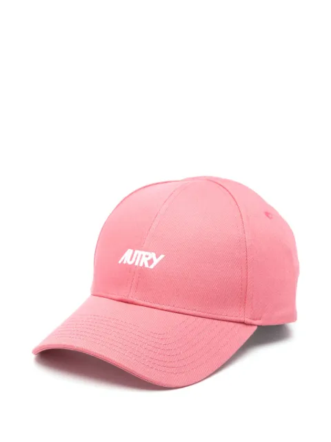 Autry logo-embroidered cap Pink ACPUC9BQ