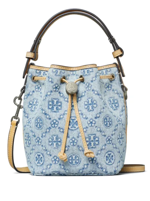 Tory Burch T Monogram bucket bag Blue 167761400
