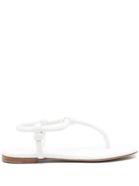 Gianvito Rossi leather sandals White G3239505CUONAP