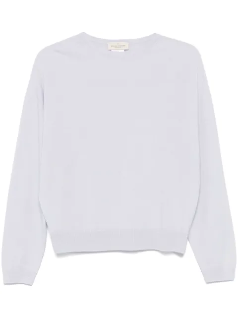 Bruno Manetti cashmere top Blue P2C154