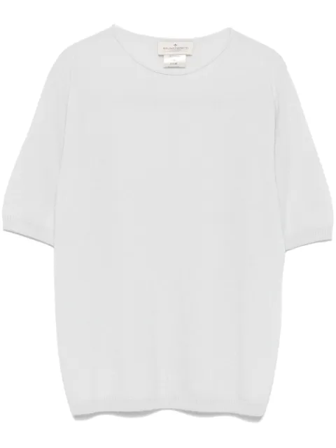 Bruno Manetti cashmere T-shirt Blue P2C153