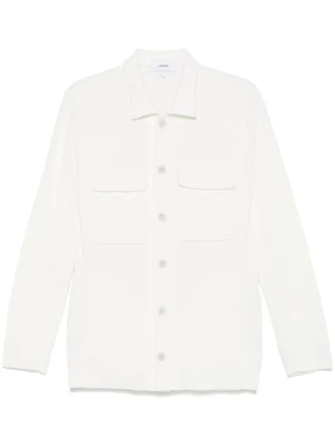 Lardini cotton shirt jacket White ESLJM85ES64002