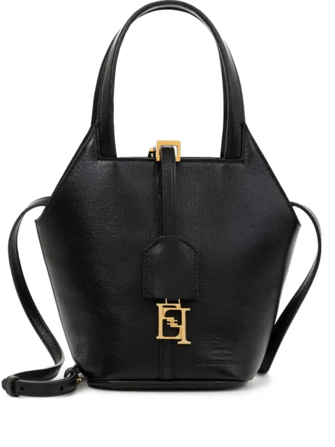 Elisabetta Franchi Everywhere small leather bag Black BS30N55EC