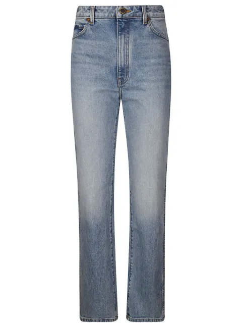 KHAITE Danielle stretch-cotton jeans Blue 1032096