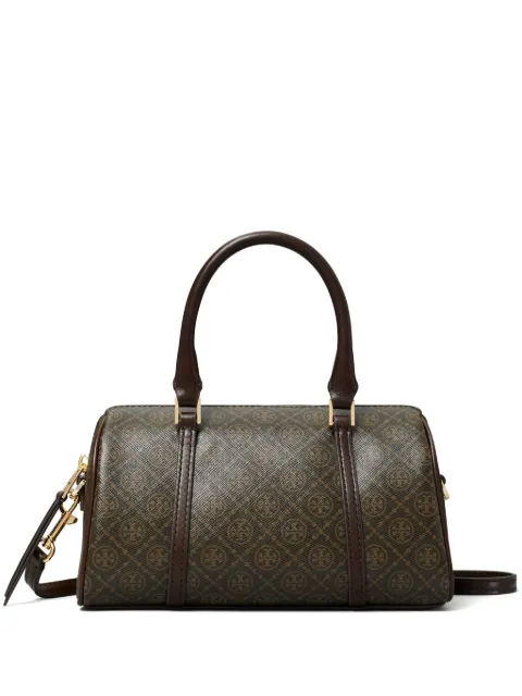 Tory Burch mini T Monogram Barrel tote bag Brown 164900
