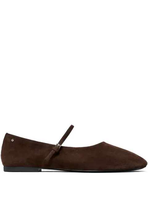 Tory Burch suede ballet flats Brown 166106