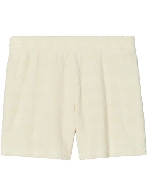 Tory Burch logo-jacquard shorts Neutrals 167178