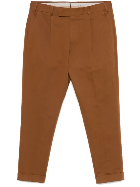 PT Torino tapered trousers Brown CORSZAZ40FWD
