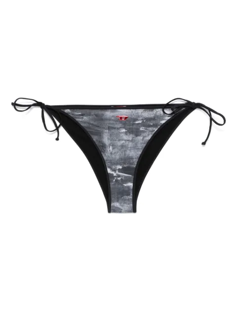 Diesel abstract-print bikini bottoms Grey A175250BLBN