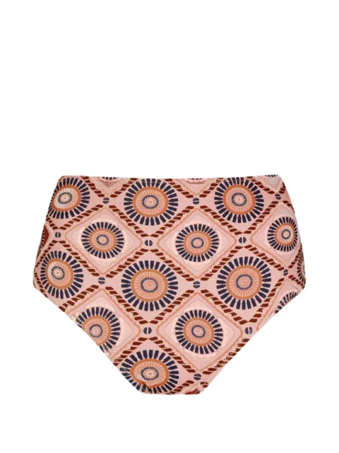 lemlem Elsi geometric-pattern bikini bottoms Pink LLWSS25012